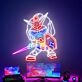 Brighten Up Your Kids' Space and Celebrate in Style: Gundam Robot Anime Neon for Bedroom Decor, Parties, and Unique Graduation Gifts for Teens.