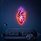 Brighten Your Bedroom, Office, or Halloween Party with the Human Heart UV Neon Sign LED Light – The Perfect Accent for a Heartfelt Wall Decoration