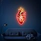 Brighten Your Bedroom, Office, or Halloween Party with the Human Heart UV Neon Sign LED Light – The Perfect Accent for a Heartfelt Wall Decoration