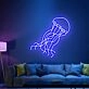 Brighten Your Space: Jellyfish Neon Sign Fish Neon Lights for Home Decor, Game Room, Bar, and Wedding Ambiance Enhancement.