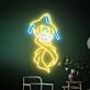 Brighten Your Gaming Space and Anime Gatherings with Jirachi Wish Maker Neon Sign - Perfect for Home Decor, Office, and Themed Events