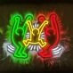 Brighten Up Your Space: Keith Haring Dancing People Neon Sign for Eye-Catching Home Décor, Vibrant Office Appeal, Trendy Store Fronts, and Memorable Wedding or Party Themes.