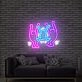 Brighten Up Your Space: Keith Haring Dancing People Neon Sign for Eye-Catching Home Décor, Vibrant Office Appeal, Trendy Store Fronts, and Memorable Wedding or Party Themes.