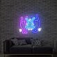 Brighten Up Your Space: Keith Haring Dancing People Neon Sign for Eye-Catching Home Décor, Vibrant Office Appeal, Trendy Store Fronts, and Memorable Wedding or Party Themes.