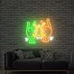 Brighten Up Your Space: Keith Haring Dancing People Neon Sign for Eye-Catching Home Décor, Vibrant Office Appeal, Trendy Store Fronts, and Memorable Wedding or Party Themes.