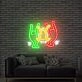 Brighten Up Your Space: Keith Haring Dancing People Neon Sign for Eye-Catching Home Décor, Vibrant Office Appeal, Trendy Store Fronts, and Memorable Wedding or Party Themes.