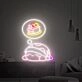 Enhance Your Space: Kirby Neon Sign - Perfect for Gaming Rooms, Anime-Themed Parties, and Unique Bedroom Ambiance