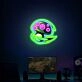 Brighten Your Gaming Room or Bar: League Of Legends Captain Teemo Poisonous Mushroom UV Neon Sign Adds Vibrant Flair to Any Space.