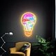 Brighten Your Space: From Cozy Cafes to Playful Home Corners with the Light Bulb Mushroom House Neon Sign Restaurant Decoration