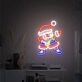 Brighten Your Festivities: Ideal for Home Decor, Office Cheer, and Holiday Parties - Light Up Santa Claus LED Neon Sign Father Christmas Gifts.