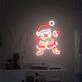 Brighten Your Festivities: Ideal for Home Decor, Office Cheer, and Holiday Parties - Light Up Santa Claus LED Neon Sign Father Christmas Gifts.