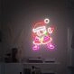 Brighten Your Festivities: Ideal for Home Decor, Office Cheer, and Holiday Parties - Light Up Santa Claus LED Neon Sign Father Christmas Gifts.