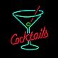 Customize Cocktail Glass Neon Sign