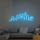 Brighten Your Space: Los Angeles Skyline City Skyline, Perfect for Home, Office, and Bar Aesthetics