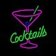 Customize Cocktail Glass Neon Sign