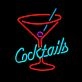 Customize Cocktail Glass Neon Sign