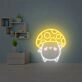 Light Up Your Space with Enchanting Mushroom Wall Art - Perfect for Bedrooms, Game Rooms, and Chic Living Areas.