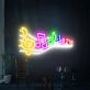 Brighten Up Your Space: Music Flow Neon Sign Wall Art Musical Notes Neon Sign for Bars, Studios, and Celebratory Events.
