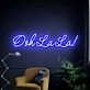 Light Up Your Special Day and Nights: Ooh La La Wedding Neon Sign for Elegant Bedroom, Party, and Ceremony Ambiance.