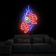Brighten Your Living Space, Office, or Celebrate in Style with Open The Evil Eye Neon Signs - The Ultimate Game Neon Home Decor and Perfect Neon Party or Thanksgiving Gift.