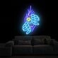 Brighten Your Living Space, Office, or Celebrate in Style with Open The Evil Eye Neon Signs - The Ultimate Game Neon Home Decor and Perfect Neon Party or Thanksgiving Gift.