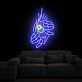 Brighten Your Living Space, Office, or Celebrate in Style with Open The Evil Eye Neon Signs - The Ultimate Game Neon Home Decor and Perfect Neon Party or Thanksgiving Gift.