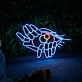 Brighten Your Living Space, Office, or Celebrate in Style with Open The Evil Eye Neon Signs - The Ultimate Game Neon Home Decor and Perfect Neon Party or Thanksgiving Gift.
