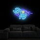 Brighten Your Living Space, Office, or Celebrate in Style with Open The Evil Eye Neon Signs - The Ultimate Game Neon Home Decor and Perfect Neon Party or Thanksgiving Gift.