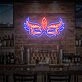 Enhance Your Party, Wedding, and Bar Ambiance with the Party Neon Sign Makeup Party Mask Neon Neon Sign.