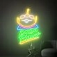 Brighten Up Your Game Room or Movie Night with Pizza Planet Neon Sign Toy Story Aliens Party Decor.