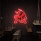 Light Up Your Nights: Red Bull Art Neon Sign for Vibrant Bedroom Glow, Home Decor, and Electrifying Party Ambiance