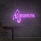Brighten Up Your Gaming Haven: Resident Evil 4 Neon Sign, Perfect for Game Room, Home Movie Nights, and Themed Parties
