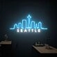 Brighten up your living room, office, or bar with the Seattle Skyline City Skyline Home Decor Neon Sign.
