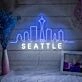Brighten up your living room, office, or bar with the Seattle Skyline City Skyline Home Decor Neon Sign.