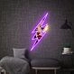 Brighten Up Your Bar or Man Cave with the Dazzling Sex Girl And Lightning Beautiful Woman Led UV Neon Sign.