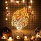 Brighten Up Your Space: Perfect for Halloween, Themed Events, or Edgy Home and Bar Decor with the Skull Head Neon Sign Handmade Art Neon Light Wall Decor.