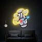 Elevate Your Living Space, Office, or Bar Ambiance with the Smoking Art Cigar Neon Sign - Perfect for Bedroom, Home Decor, and Vibrant Parties.