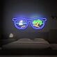 Brighten Up Your Space: Summer Glasses Neon Sign For Vibrant Game Room, Home, Bar, and Party Ambiance