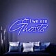 Add a Spooky Elegance to Your Wedding, Anniversary, or Gothic-Themed Decor with the Til We Are Ghost Neon Sign.