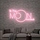 Elevate Your Space with To The Moon And Back Neon Sign Moon Decor - Perfect for Bedrooms, Romantic Evenings, and Special Celebrations.