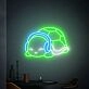 Brighten Up Your Bar, Game Room or Teen's Space with the Turtle With Headphones Led Neon Sign.