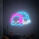 Brighten Up Your Bar, Game Room or Teen's Space with the Turtle With Headphones Led Neon Sign.
