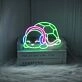 Brighten Up Your Bar, Game Room or Teen's Space with the Turtle With Headphones Led Neon Sign.