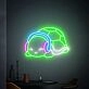 Brighten Up Your Bar, Game Room or Teen's Space with the Turtle With Headphones Led Neon Sign.