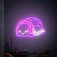 Brighten Up Your Bar, Game Room or Teen's Space with the Turtle With Headphones Led Neon Sign.