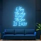 Brighten Your Bar, Office, and Wedding Venues with the Inspirational Glow of When The Why Is Clear The How Is Easy Neon Sign.