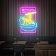 Brighten Up Your Kitchen, Sushi Bar, or Asian-Inspired Space with the Wok In Box Led Neon Sign Ramen Japanese Noodles Led Neon Light