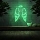 Big Angel Wings &amp; Halo Neon Sign