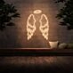 Big Angel Wings &amp; Halo Neon Sign