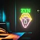 Brighten Up Your Bar, Lounge, or Bedroom with the Edgy Charm of Zyn Lips Neon Sign Tongue Marijuana Neon Sign Joint Wall Art.